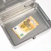Geldkassette mit Münzeinsatz von HMF mit 25 cm Breite in Silber Voir les images du produit