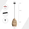 Pendelleuchte Wohnzimmer Boho Korbleuchten Pendellampe Produktbild-Vorschau 3