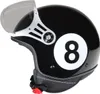 Casco CMX Jet - Casco Scooter Eightball nero lucido "L" Anteprima dell’immagine prodotto 2
