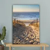 Leinwand Bilder 60x90 cm - Strand - Meer - Dünen - Sonne, Produktbild-Vorschau 4
