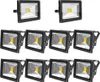 Greenmigo 10pcs 20W LED Strahler Außen 3000K Warmweiß Produktbild-Vorschau 1