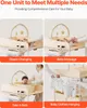 A collage of four images showing different uses of a baby changing station. Anteprima dell’immagine prodotto