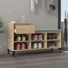 vidaXL Regál na boty Sonoma dub 102x36x60 cm odvozený Náhled obrázku produktu 2