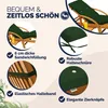 Detex Coussin pour transat vert chaise longue de jardin Voir les images du produit 3