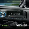 Muse M-195 autoradio con Bluetooth, 4 x 40 W Anteprima dell’immagine prodotto 3