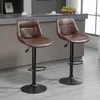 HOMCOM Barhocker 2er Set Barstuhl mit Rückenlehne, Produktbild-Vorschau 11