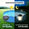 10er Solar Poolbeleuchtung Set LED, warmweiß, für Frame Produktbild-Vorschau 6