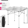 tectake® Aluminium Campingtisch klappbar 70 x 70 x 70 cm Produktbild-Vorschau 5