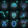 Collage of images showing features of a snorkel mask. Podgląd zdjęcia produktu