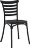 A black chair is shown against a white background. Produktbild-Vorschau