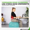 Tunturi Anti Burst Fitnessball mit Pumpe - Yoga-Ball 75 cm Produktbild-Vorschau 6