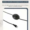ZMH Lampa Podłogowa Czarna 1 Płomienna Nowoczesna E27 Podgląd zdjęcia produktu 12