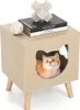 Casetta per gatti COSTWAY, 3 in 1 sgabello per gatti, Anteprima dell’immagine prodotto 1