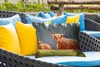 MuchoWow® Outdoor Kissen - Schottische Hochlandrind - Gras Produktbild-Vorschau 4