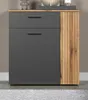 Kommode "Avila" Sideboard in grau mit Evoke Eiche 80 x 86 Produktbild-Vorschau 2