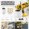 Elektrisches Farbsprühsystem Farbsprühgeräte 1000W 1400ML 6 Produktbild-Vorschau 6