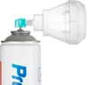 A close-up shot of a portable oxygen inhaler can with its attached mouthpiece. Voir les images du produit
