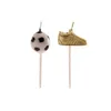 Kerzen für Kuchen Fußball und Fußball 6pcs - Dekora Produktbild-Vorschau 6
