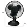 Clatronic VL 3601 schwarz  23 cm Tisch-Ventilator Produktbild-Vorschau 16