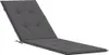 vidaXL Liegestuhl-Auflage Anthrazit (75+105)x50x4 cm Produktbild-Vorschau 1