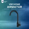 VBChome Küchenarmatur Schwarz Matt Granitoptik 360° drehbar Produktbild-Vorschau 2