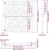 vidaXL Gartentor 100x175 cm Cortenstahl Gras-Design Produktbild-Vorschau 7