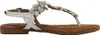 MARCO TOZZI Sandalo donna T-strap pelle fiori perle punta Anteprima dell’immagine prodotto 13
