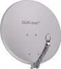 A satellite dish is shown from the back, mounted on a bracket. Produktbild-Vorschau