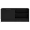 vidaXL TV-Schrank Schwarz 80x35x36,5 cm Holzwerkstoff Produktbild-Vorschau 4