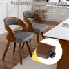 Ensemble de deux chaises de salle à manger pivotantes, Voir les images du produit 4