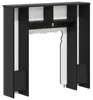 vidaXL Revêtement pour cheminée, noir, 93 x 20 x 89 cm, en Voir les images du produit 6