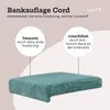 Bankauflage Klemmkissen 1 Leiste, Cord Stoff extra Produktbild-Vorschau 4