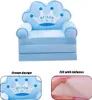 Faltbares Kindersofa, Plš¹schweich, niedliches Produktbild-Vorschau 4