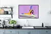 MuchoWow® Gerahmtes Poster Frau - Vintage - Pastell 90x60 Produktbild-Vorschau 3