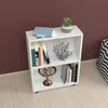 Libreria 'Vara' con 2 ripiani 72 x 55 x 20 cm Bianco Anteprima dell’immagine prodotto 3