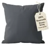 Kissenbezug 40x40 cm Anthrazit | 100% Baumwolle | Produktbild-Vorschau 1