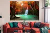 MuchoWow® Poster Herbst - Wasserfall - Wald 180x120 cm - Produktbild-Vorschau 2