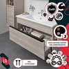 KOTARBAU® 2er Set Möbelgriff Schrankgriffe 1000 mm Schwarz Produktbild-Vorschau 8