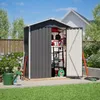 Domek ogrodowy o wymiarach 154 × 83 × 180 cm, metalowa Podgląd zdjęcia produktu 11