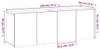 Pensili TV 2 pz. Bianco 60x30x41 cm Anteprima dell’immagine prodotto 8