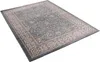 A rectangular rug with a classic floral pattern is shown from a high angle, placed on a white background. Voir les images du produit