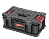 A black Qbrick toolbox with red accents is shown against a white background. Náhľad obrázku produktu