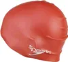 Speedo Plain Moulded Junior Badekappe Rot  Rot One Size Produktbild-Vorschau 4