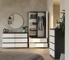 Komoda MALWA M6 120 - antracit + bílá Náhled obrázku produktu 10