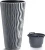 nabbi Plastový kvetináč DPSP350 34,9 cm - sivý kameň Náhľad obrázku produktu 2