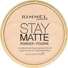 A top-down view of a Rimmel Stay Matte pressed powder compact. Náhled obrázku produktu