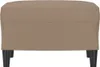 vidaXL Podnožka Cappuccino-Brown 60x50x41 cm Imitácia kože Náhľad obrázku produktu 3