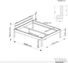 TUGA-Holztech Pfostenbett (Fichte) "Daybett" Massivholz 160 Produktbild-Vorschau 4
