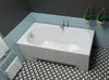 ECOLAM Badewanne Wanne Rechteck G-Polimat Acryl weiß 150x70 Produktbild-Vorschau 2