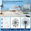 Aigostar Leise Ventilator mit Fernbedienung, 80° Produktbild-Vorschau 2